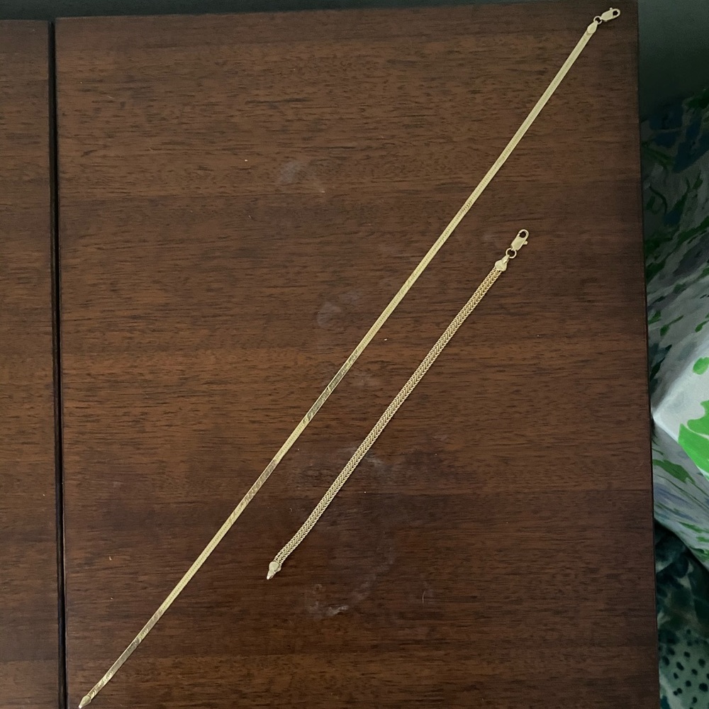 Gold Necklace and Chain